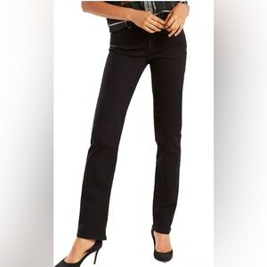 Levi’s, 529 curvy Straight Leg Black Jeans, size 14, EUC